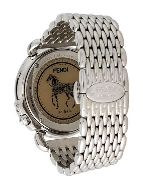 fendi selleria watch+fendi shearling|Fendi Selleria Watch, 42mm .